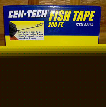 200 ft fish tape electric wire cable puller reel snake 