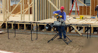 Heavy duty powerbench with extention table work bench