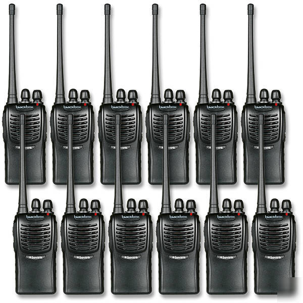 Long range high power blackbox two/2 way walkie talkies