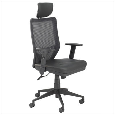 Safco products vue exec high back mesh chair black