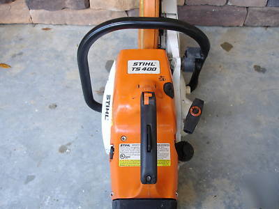 Stihl ts 400 14 inch concrete cut off saw - excellent