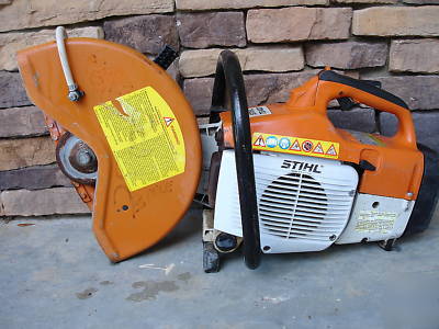 Stihl ts 400 14 inch concrete cut off saw - excellent