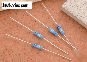 1/2 watt 1% metal film resistor kit :qty=500 (61 sizes)