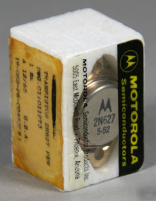 2N627 transistor germanium pnp power bjt motorola nos