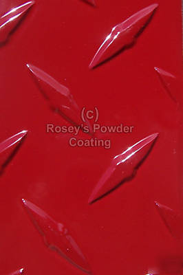 Blood red 100% gloss 1 lb powder coating 