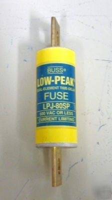 Bussmann low-peak fuse lpj-80SP 600VAC time delay 80A