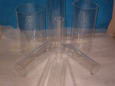 Cast acrylic tubes 2-1/4 x 2 (1/8WALL) 5FT 1PC