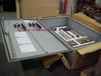 Control panel for cooling tower w/spray pumps