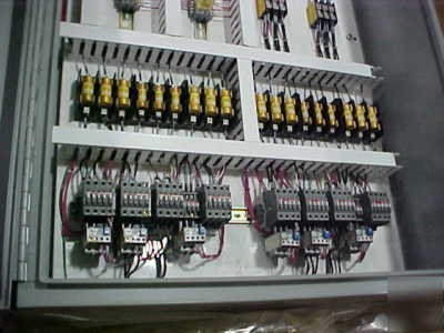 Control panel for cooling tower w/spray pumps