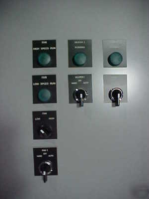 Control panel for cooling tower w/spray pumps