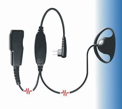 Kenwood tk earpiece top quality d shape sale 