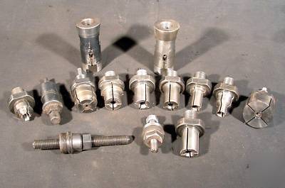 Large set 5C expanding collets - lathe mill - great 