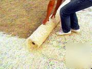 Erosion control straw mats 8' double sided