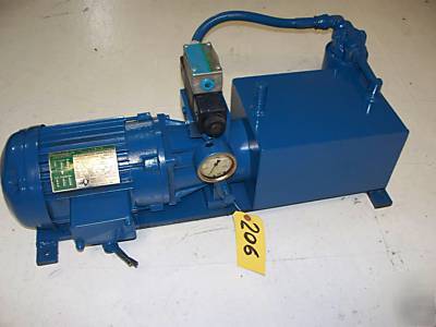 Hydraulic power unit 2HP fenner? 3 phase tefc 2GPM