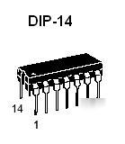 LM2900 quad op amp dip ic kit w/ pcb (#1345)