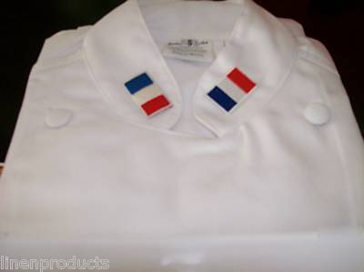 Lot of 5 add a flag embroidery patch chef coat collar