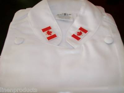 Lot of 5 add a flag embroidery patch chef coat collar