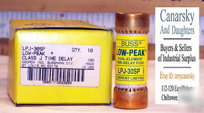 New 10 bussman lpj-30SP class j fuses 