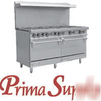 New vulcan value series gas range - 10 burners, 2 ovens