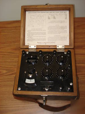 Vintage leeds and northrup no.5305 resistance test set 