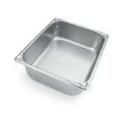 New stainless steel steam pan - 1/2 size x 4IN