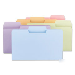 Smead recycled supertab top tab colored file folders