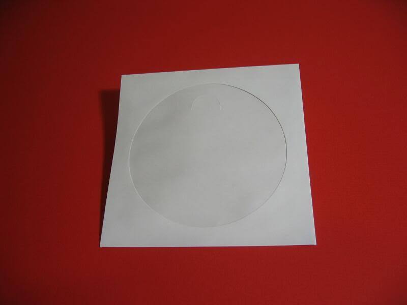 1000 dvd cd paper sleeve clear window ( 2 day shipping)