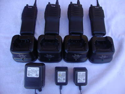 Icom ic-F21S frs/gmrs 2CH radio 2 watt lot 4