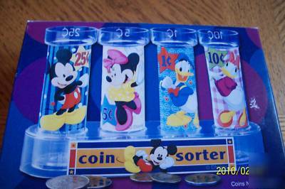 New mickey mouse & friends coin sorter bank-brand 