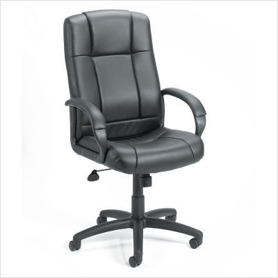 Office high-back executive chair tilt tension control