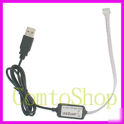Usb to uart cable adapter serial converter 5V mcu stc