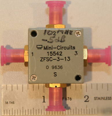 Mini-circuits zfsc-3-13 power splitter 3 way 1-200 mhz