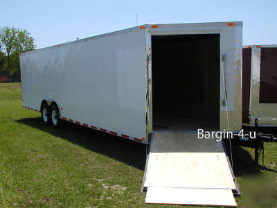 New 8.5X24 snowmobile enclosed carhauler cargo trailer