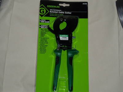 New greenlee 45206 performance ratchet cable cutter nip