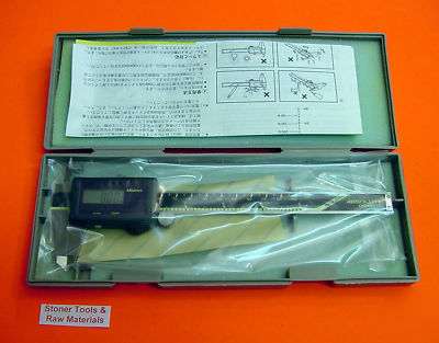 New mitutoyo 0-6 digimatic absolute solar power caliper 