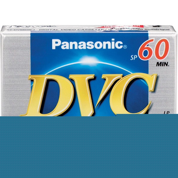 New panasonic minidv videocassette - 60 minutes, single 