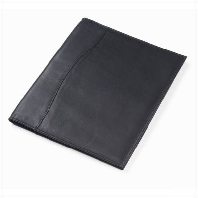 Quinley pocket padfolio in black customize: yes