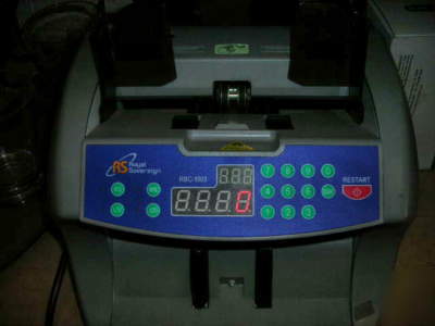 Royal sovereign bill counting machine rbc-1003