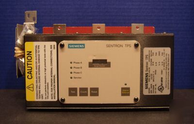 Siemens sentron tps tps-E1/160/x 480/277 volt