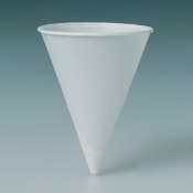 Solo cup model 4R cone water cup w/ rolled rim