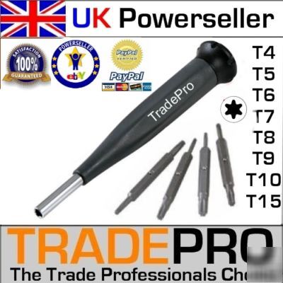 Star torx screwdriver bit T4,T5,T6,T7,T8,T9,T10,driver