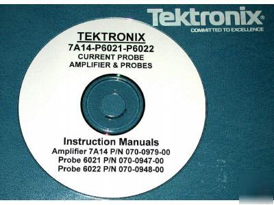 Tek 7A14 P6021 P6022 service manuals 3 volume set