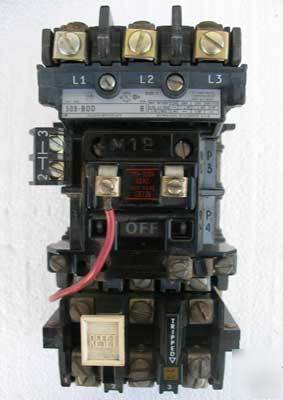 Allen bradley 509-bod size 1 starter 3P 120V coil open