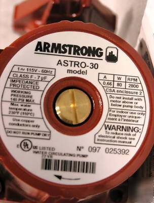 Armstrong astro-30 circulator free ship