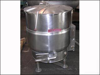 60 gal vulcan kettle, s/s, elec. heated 