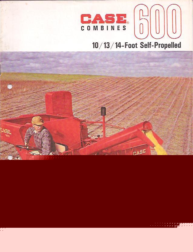 Case 600 combines original sales brochure.