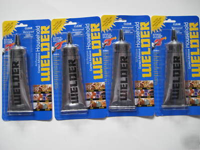 Lot of 4 household welder contact adhesive glue strong