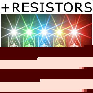 10 pcs 5MM red green blue yellow white led light bulbs