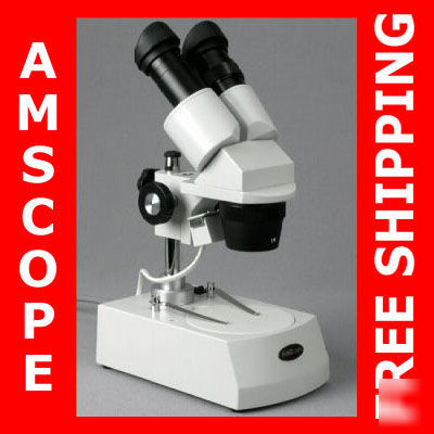 Binocular stereo dissecting microscope 20X-40X-80X