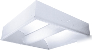 Indirect flourecent recessed light troffer 2 x 4 ' 